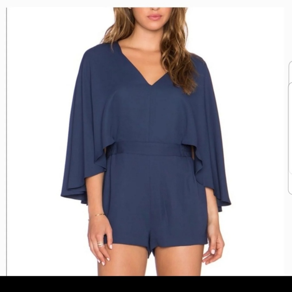 BCBG  Maxazria Cape Romper
